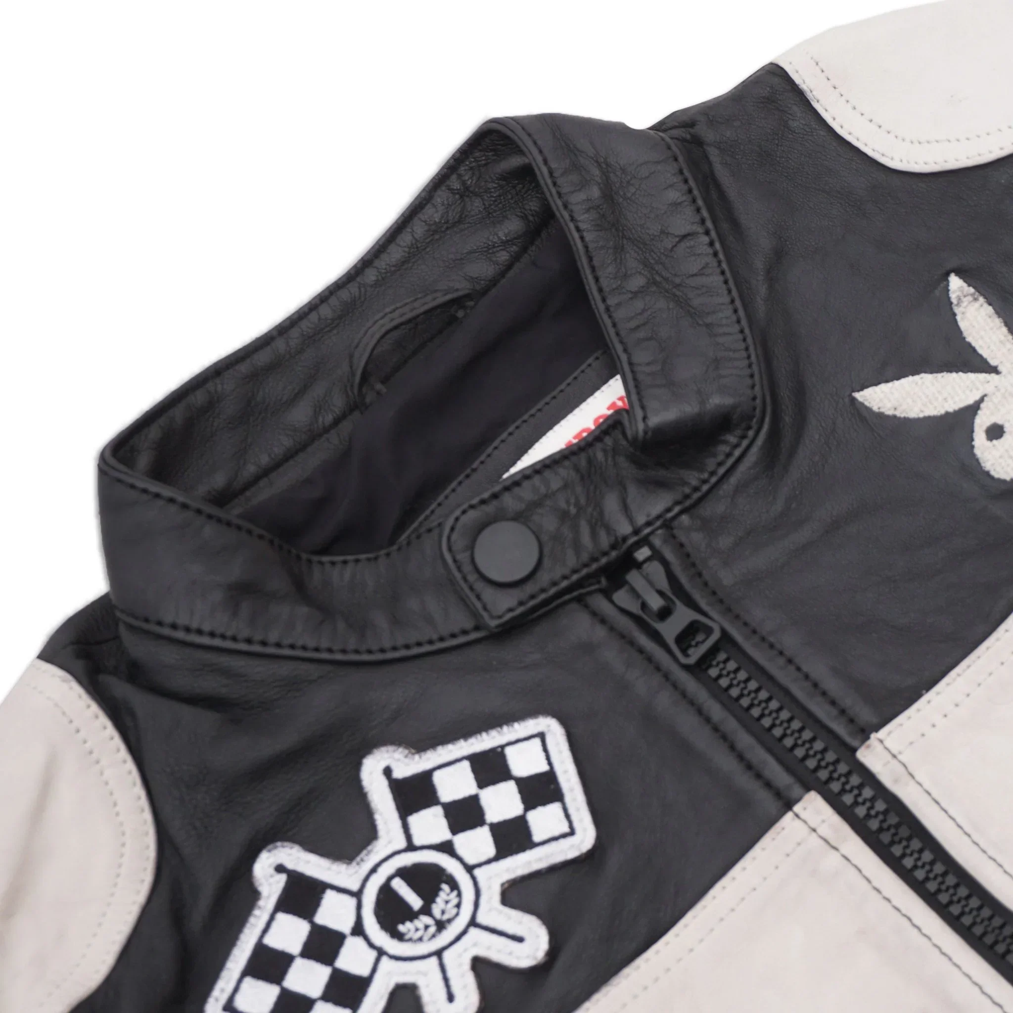 Playboy Anderson Men's Leather Jacket - Image 13