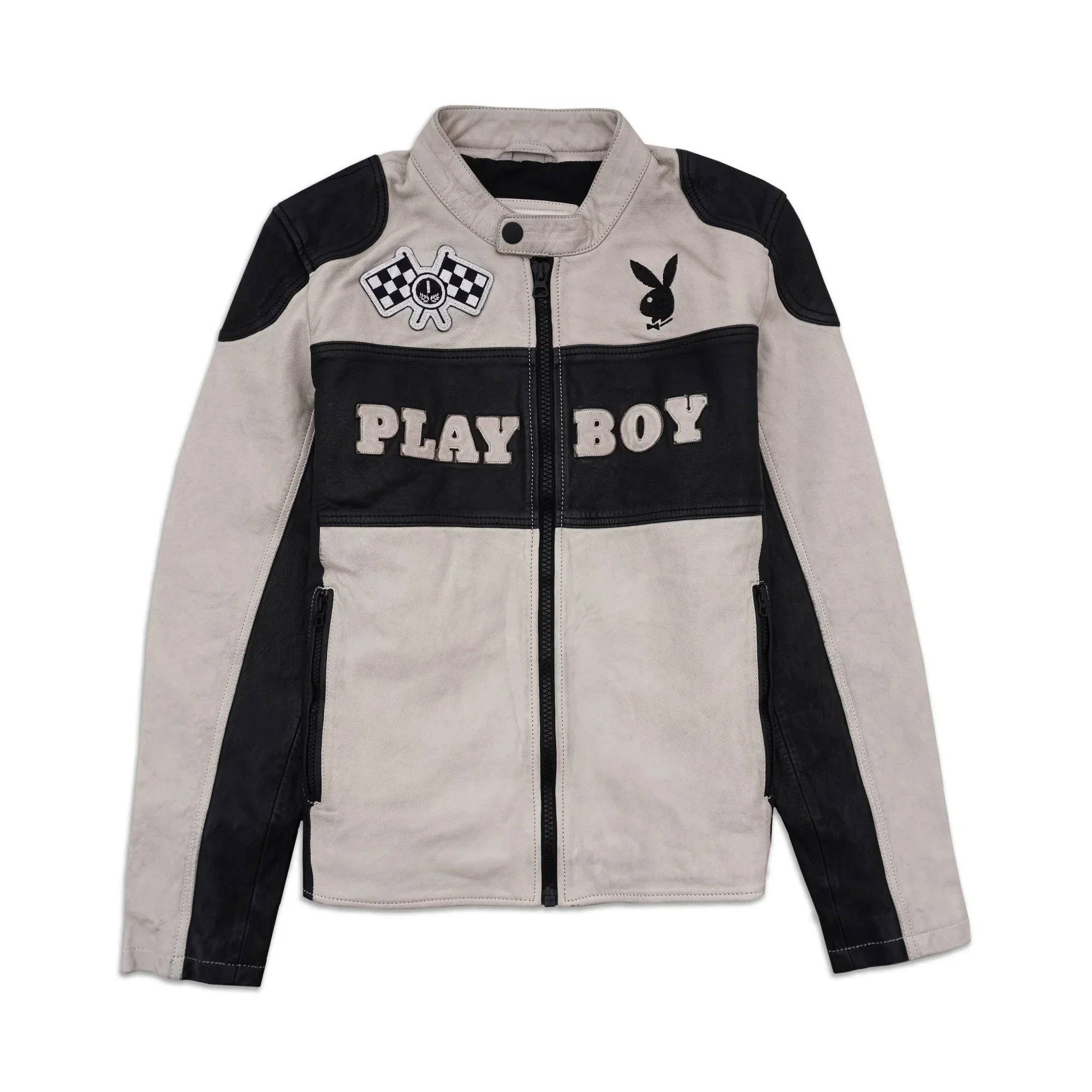 Playboy Anderson Men's Leather Jacket - Image 3