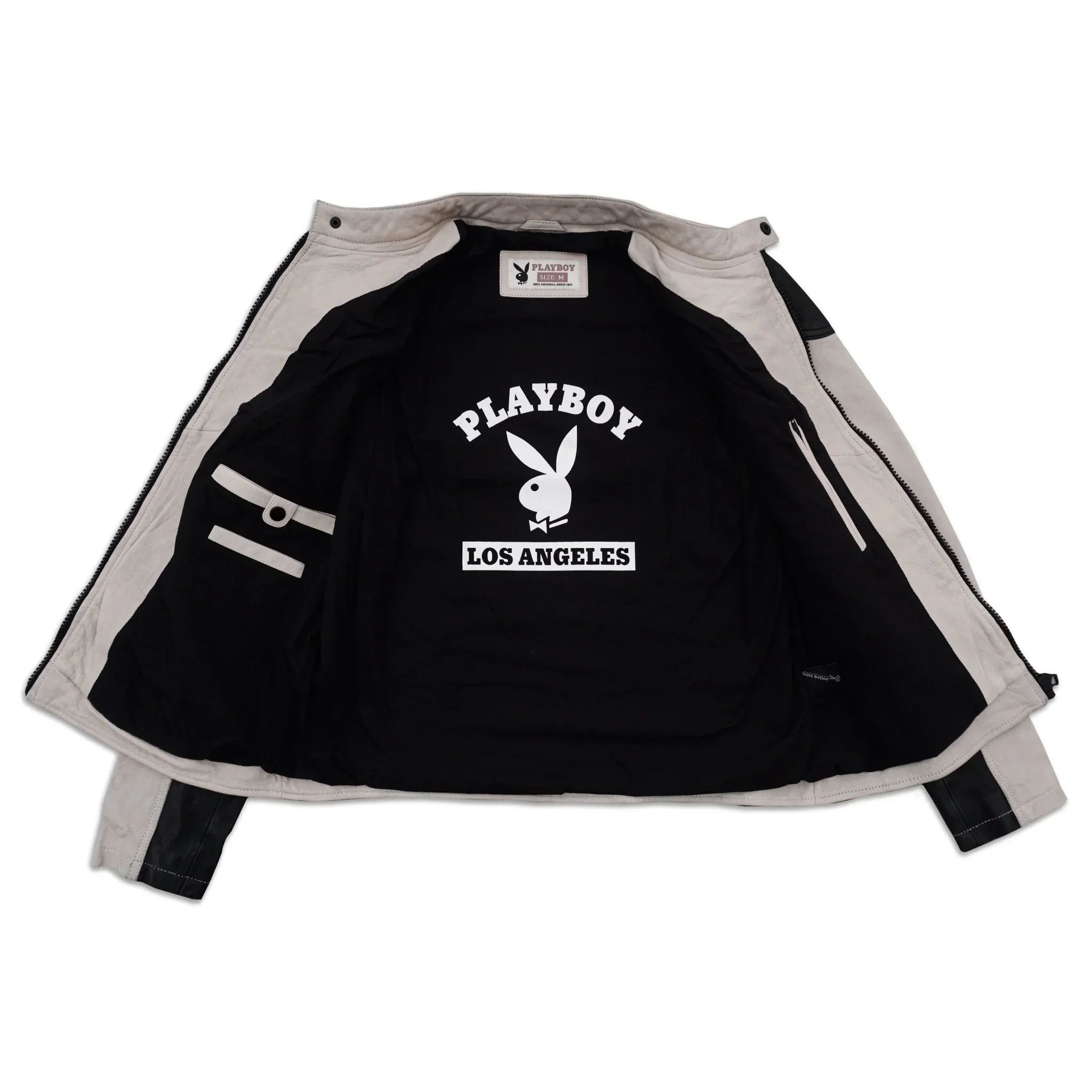 Playboy Anderson Men's Leather Jacket - Image 7