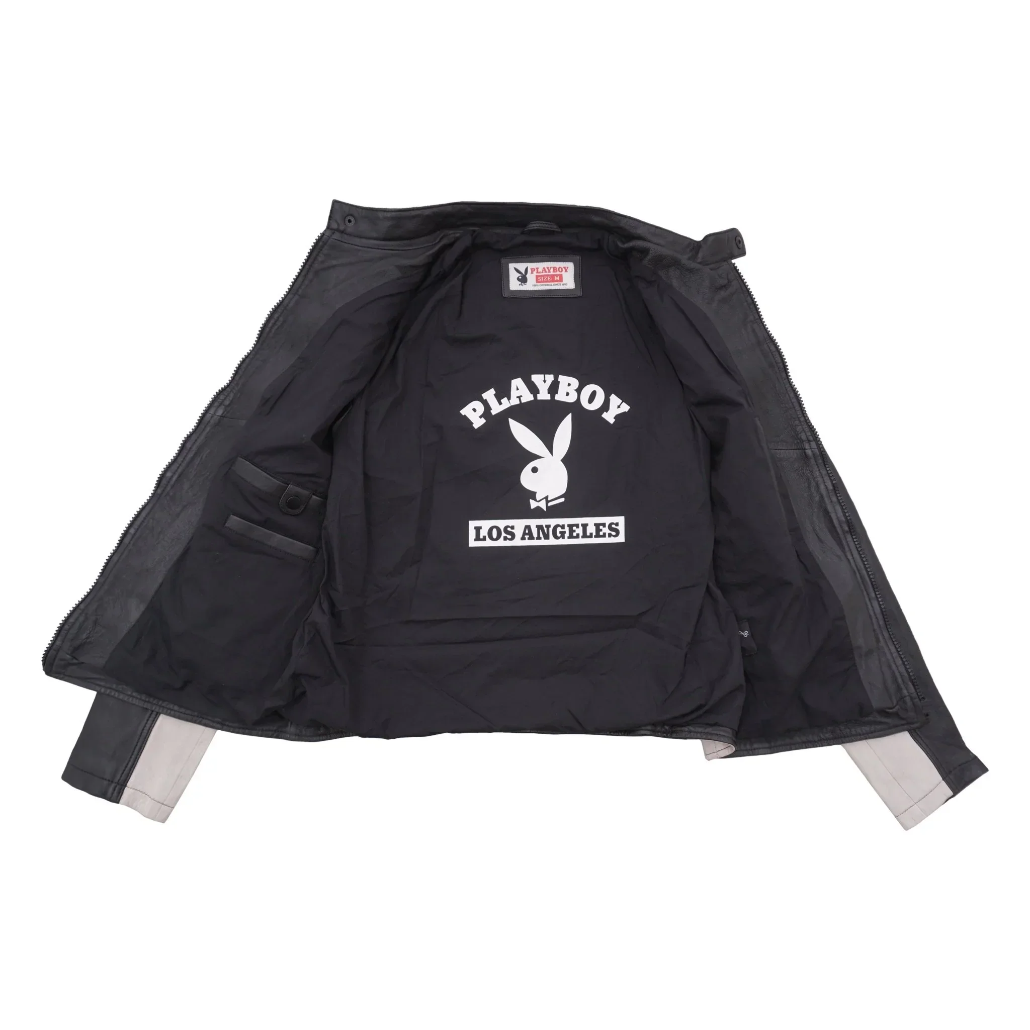 Playboy Anderson Men's Leather Jacket - Image 8