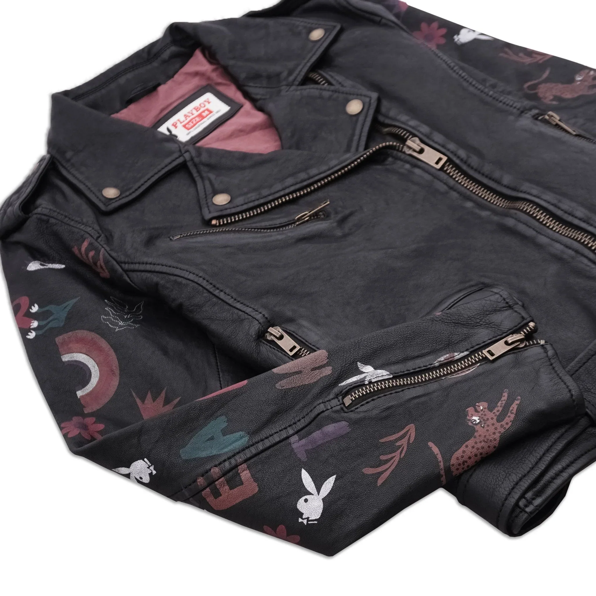 Playboy Becker Women's Leather Jacket - Image 3