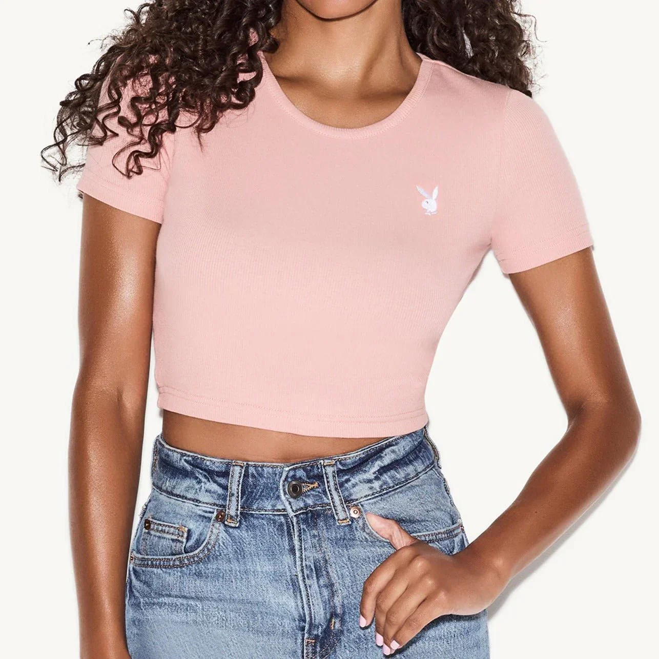 Playboy Classic Logo Baby Tee - Image 3