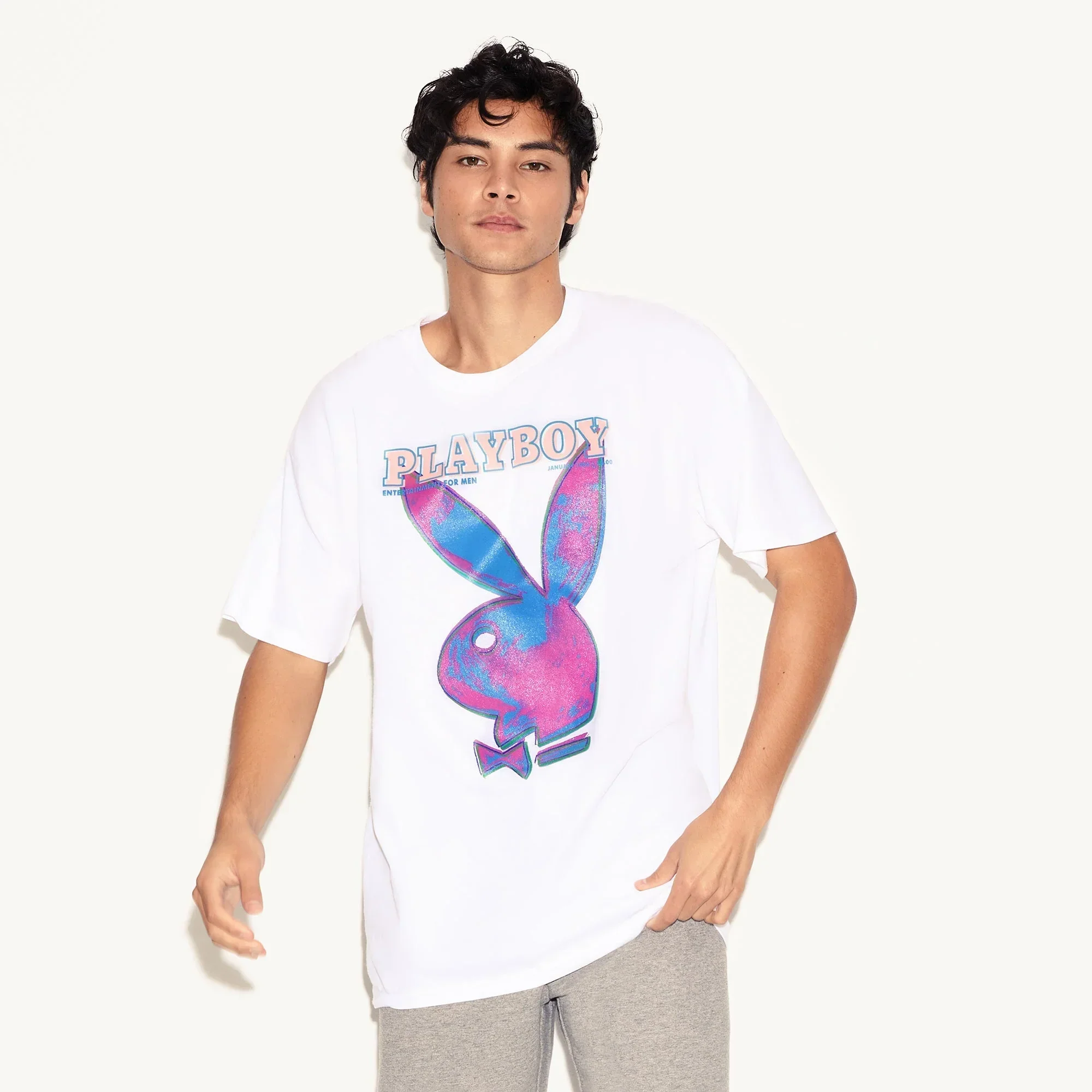 Playboy January 1986 PLAYBOY Pop Art Cover T-Shirt - Image 4