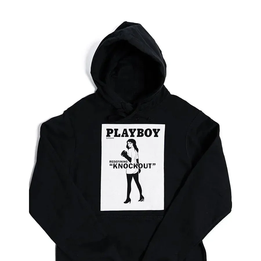 Playboy Knockout Hoodie Black - Image 3