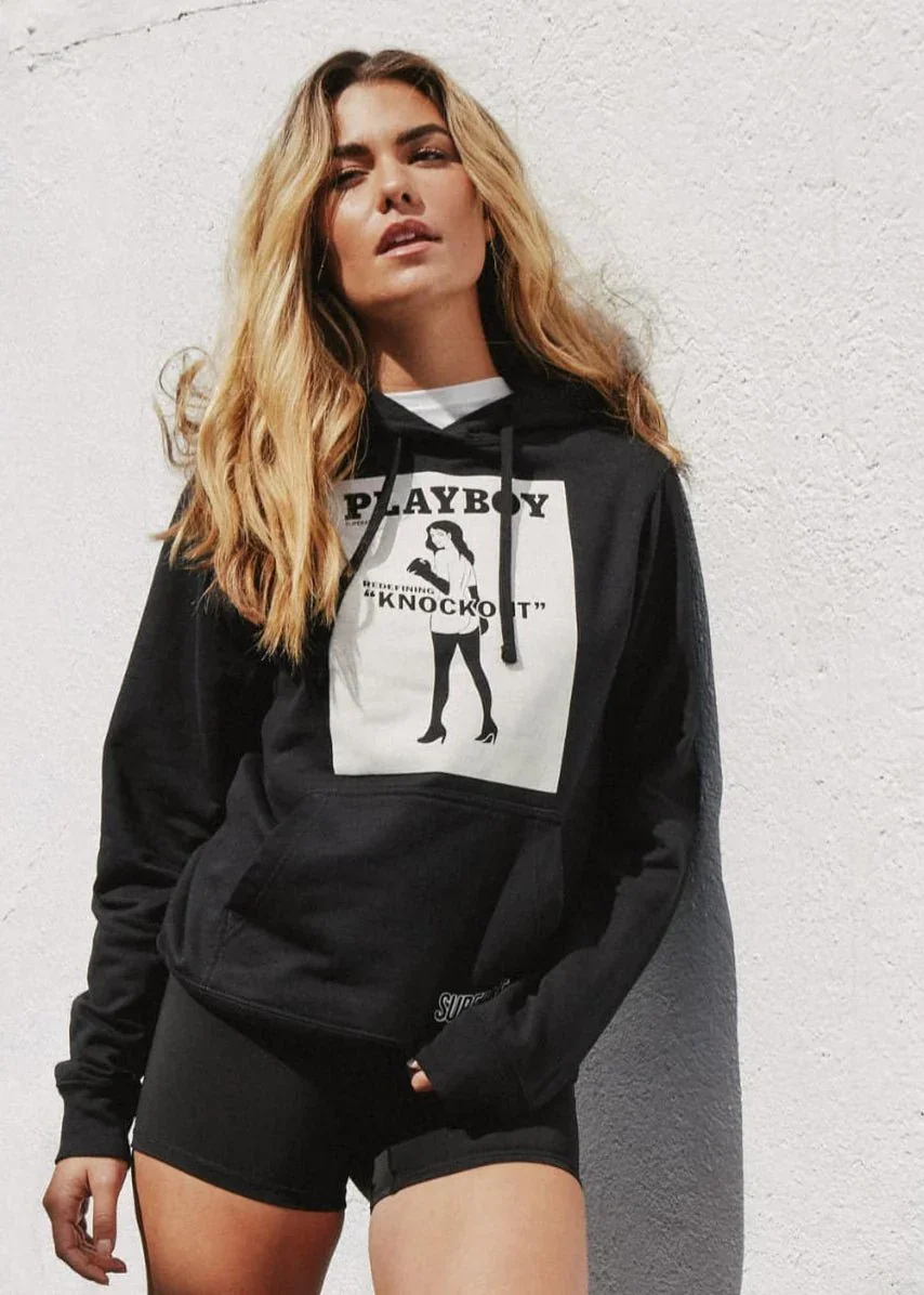 Playboy Knockout Hoodie Black - Image 4