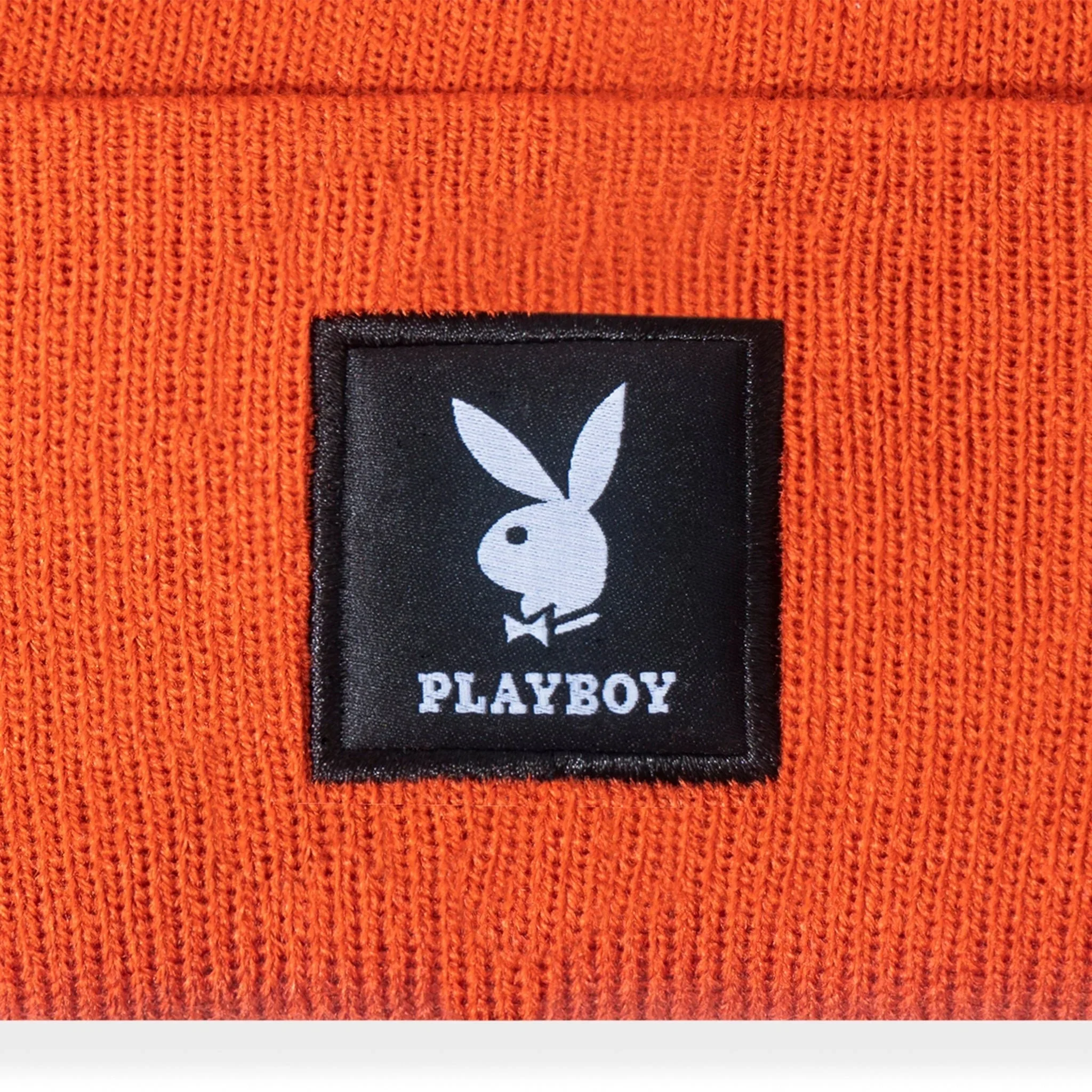 Playboy Knit Beanie with Logo Patch - Image 4
