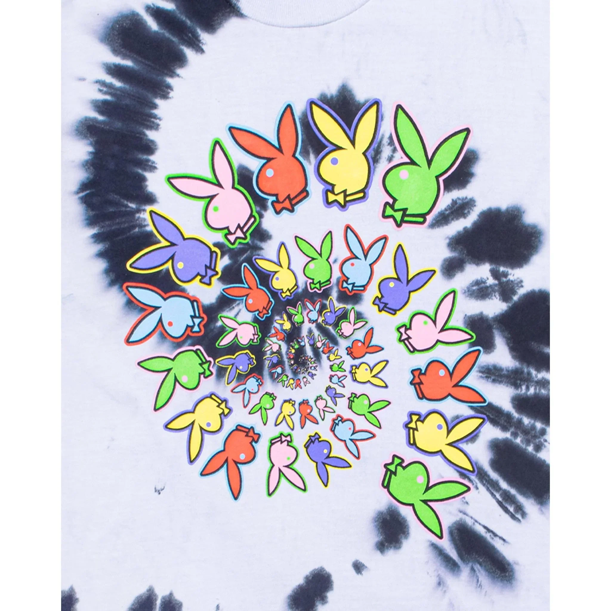 Playboy x Color Bars Spiral Tie-Dye T-Shirt - Image 7