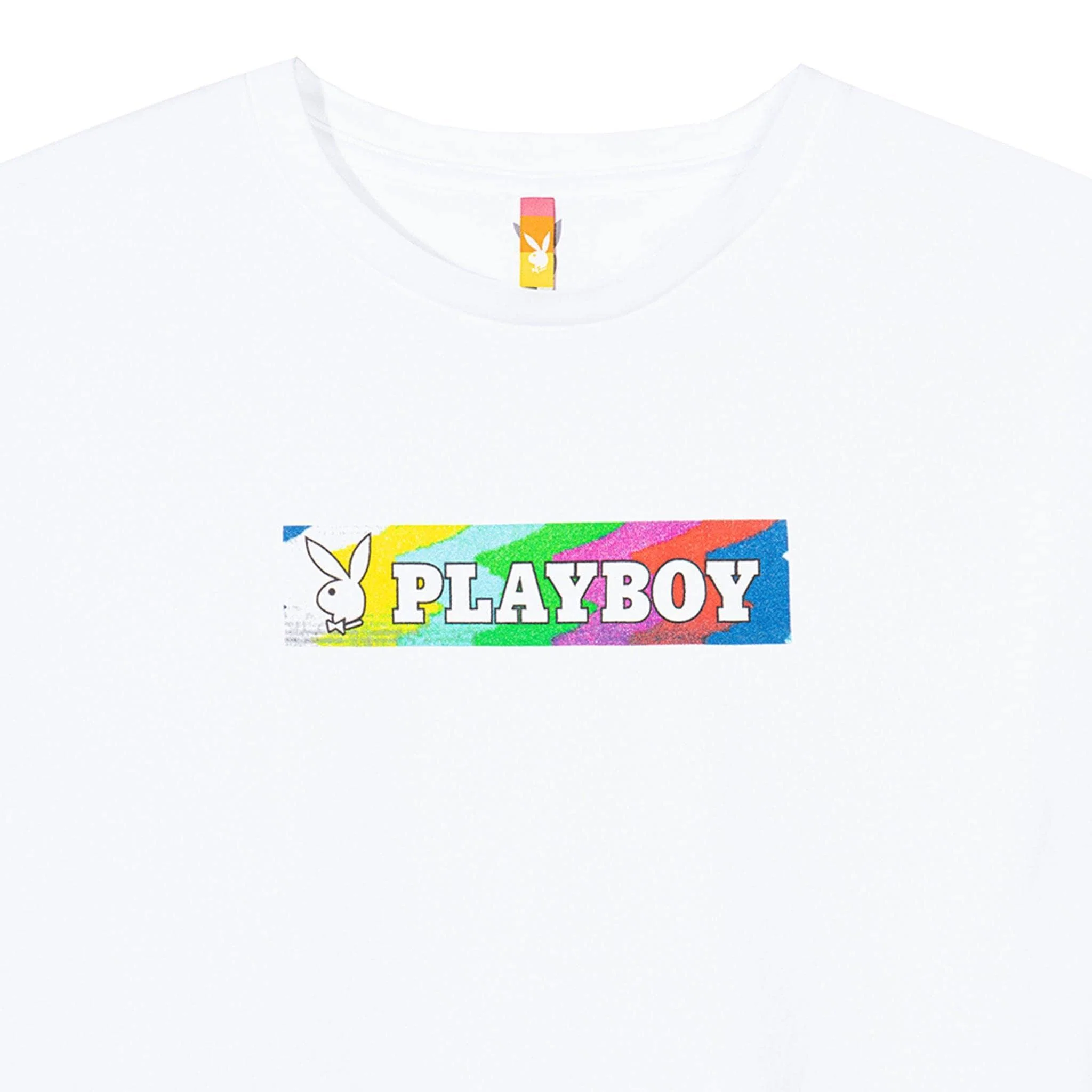 Playboy x Color Bars Static Women's Cropped T-Shirt - Image 6